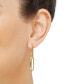 ფოტო #2 პროდუქტის Polished Link Drop Earrings in 10k Gold