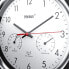Mebus 19453 - Digital wall clock - Round - Black - White - Plastic - Plastic - Modern