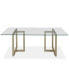 Фото #6 товара Emila 78" Rectangle Glass Mix and Match Dining Table, Created for Macy's