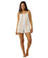 ფოტო #1 პროდუქტის Juniors' Classic Surf Stripe Cotton Romper