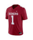 ფოტო #1 პროდუქტის Men's Crimson Oklahoma Sooners #1 Home Game Jersey