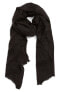 Фото #1 товара Echo 242496 Womens Casual Pleated Blanket Scarf Black One Size (28" x 72")