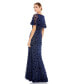 ფოტო #5 პროდუქტის Women's Embellished Floral Gown