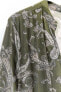 Фото #9 товара Платье миди с принтом пейсли и ремнем ZARA