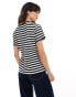 Фото #2 товара ASOS DESIGN ultimate t-shirt in black and white stripe