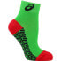 Фото #1 товара ASICS Snap Down Running Socks Mens Green Athletic ZK2268-8223