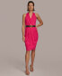 ფოტო #1 პროდუქტის Donna Karan Women's Belted Sheath Dress