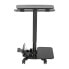 Фото #2 товара Tripp WWSSRDSTC Rolling Desk TV / Monitor Cart - Height Adjustable - Straight - Free-form shape - MDF - Steel - Office - Matt