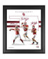 Фото #1 товара Oklahoma Sooners Framed 15" x 17" Quarterbacks Franchise Foundations Collage