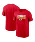 Фото #2 товара Men's Red Kansas City Chiefs Hometown Collection Comeback T-shirt