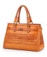 ფოტო #11 პროდუქტის Women's Genuine Leather Lantana Satchel Bag