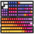 Фото #2 товара Ducky Afterglow ABS Double-Shot Keycap Set, US Layout