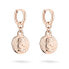 Original round earrings with pendants 2in1 Coins TJ-0443-E-29