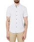 Фото #1 товара Men's Slim Fit Non-Iron Solid Performance Stretch Button-Down Shirt