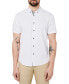 ფოტო #1 პროდუქტის Men's Slim Fit Non-Iron Solid Performance Stretch Button-Down Shirt