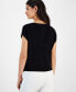 Women's Twist-Hem Dolman-Sleeve Top