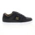 Фото #1 товара DC Pure 300660-XKKG Mens Black Leather Skate Inspired Sneakers Shoes