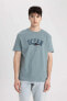 Фото #1 товара Erkek T-shirt B8935ax/gn1175 Dull Green