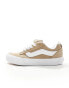 Vans knu skool chunky trainers in tan