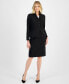 Stand-Collar Pencil Skirt Suit, Regular & Petite