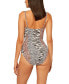 Фото #2 товара Bleu by Rod Beattie 260008 Women's Shirred Underwire One-Piece Swimsuit Size 12