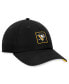 ფოტო #4 პროდუქტის Men's Black Pittsburgh Penguins Authentic Pro Rink Adjustable Hat