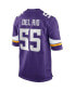 Фото #2 товара Men's Jack Del Rio Purple Minnesota Vikings Game Retired Player Jersey