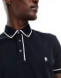 French Connection piping polo in navy