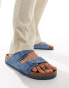 Фото #3 товара Birkenstock Arizona sandals in blue suede