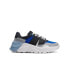 Фото #2 товара Men's Mixed Media Runner with Front Logo Strap Sneakers