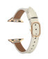 Фото #2 товара Unisex Carmen Genuine Leather Unisex Apple Watch Band for Size- 42mm, 44mm, 45mm, 49mm