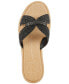Фото #4 товара Women's Atomic Raffia Slide Flat Sandals