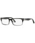 ფოტო #1 პროდუქტის PO3050V Men's Rectangle Eyeglasses