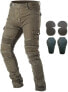 Фото #2 товара Motorcycle Riding Trousers Men Protective Trousers Denim Jeans with Armour 4 x Knee and Hip Pads