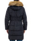 ფოტო #2 პროდუქტის Petite Faux-Fur-Trim Hooded Puffer Coat, Created for Macy's