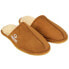 Фото #1 товара Forever Collectibles NFL Green Bay Packers Moccasins Open Back Tan Slippers New
