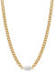 Фото #1 товара Elegant Gold Plated Freshwater Pearl Necklace VAAXP539