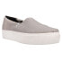 Фото #4 товара TOMS Alpargata Boardwalk Platform Womens Grey Sneakers Casual Shoes 10018264T