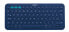 Фото #1 товара Logitech K380 Multi-Device Bluetooth Keyboard - Mini - Wireless - Bluetooth - QWERTY - Blue