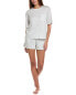 Dkny 2Pc Top & Boxer Sleep Set Women's