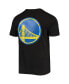ფოტო #4 პროდუქტის Men's Black, White Golden State Warriors Mesh Capsule Taping T-shirt