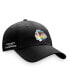 Фото #4 товара Men's Black Chicago Blackhawks Team Logo Pride Adjustable Hat