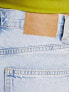 Cotton On – Locker geschnittene Straight Jeans in Palm Blau