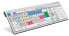 Фото #1 товара Logickeyboard LKB-NEWSC-AJPU-FR - Full-size (100%) - USB - Scissor key switch - AZERTY - Silver