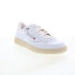 Фото #2 товара Reebok Club C 85 Vintage Mens White Leather Lifestyle Sneakers Shoes