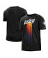 ფოტო #1 პროდუქტის Men's Black Phoenix Suns 2021/22 City Edition Brushed Jersey T-shirt