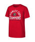 Фото #2 товара Fanatics Big Boys and Girls Red Florida Panthers 2024 Stanley Cup Champions Signature Roster T-Shirt