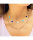ფოტო #2 პროდუქტის Small Blue Mixed Clover Necklace