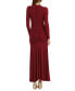 Women's Liyana Ruched Long-Sleeve Mesh Dress