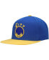 Фото #5 товара Men's Royal, Gold Golden State Warriors Hardwood Classics Snapback Hat